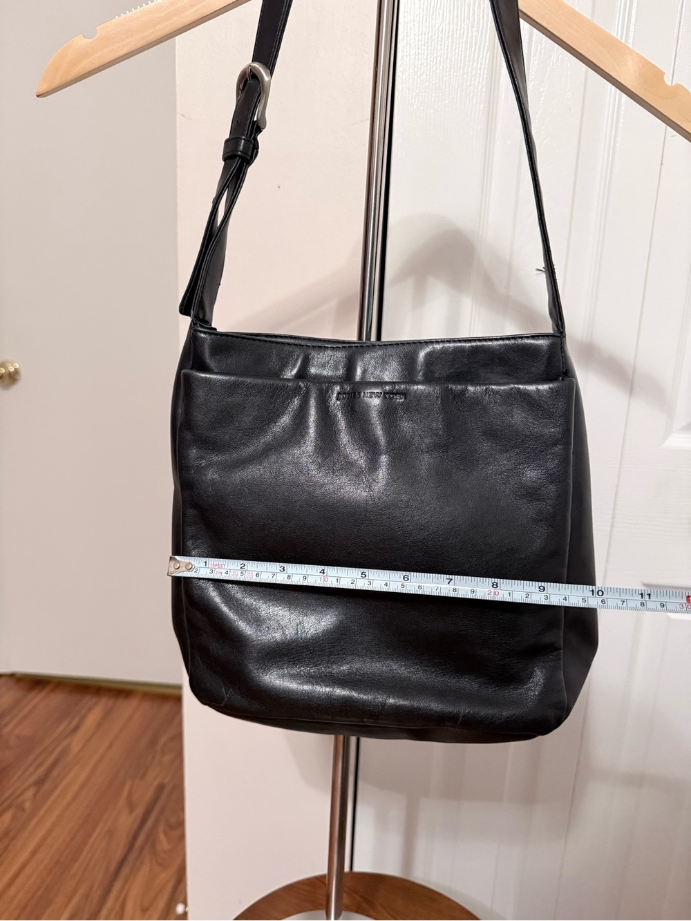 Black Genuine Leather Shoulder Bag - Classic women’s Crossbody